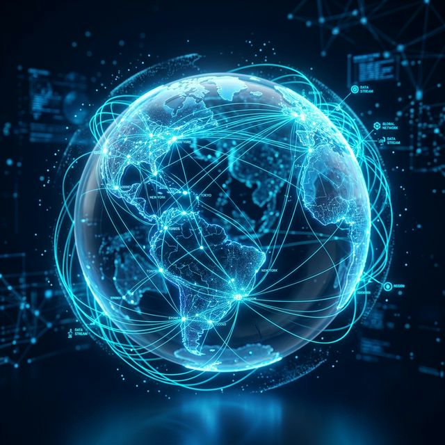 Cyber Connectivity Globe